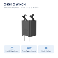 Treuil cinétique 300W, hauteur de levage 0-9m, contrôle DMX512, charge 5kg, alliage d'aluminium