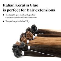 Perles de colle à la kératine italienne Kangpula en gros, 20g, outil d'extension capillaire pour la fabrication de perruques à fusion I-Tip, fabriqué en Chine