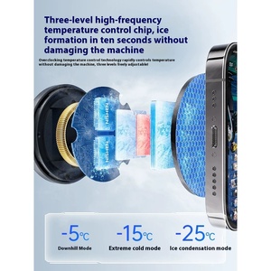 Nishen 50W ngay lập tức tản nhiệt điện thoại di động bán dẫn làm mát tạo tác 50W từ trở lại clip câm sống điện thoại di động làm mát - Product Image 4