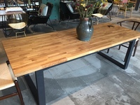 Ensemble table et chaises en chêne - Ensemble complet de salle à manger en bois massif pour la maison et les restaurants, styles modernes et classiques