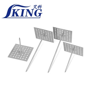 Clous d'isolation en acier robustes IKING avec rondelles à dôme pour fixation CVC - Product Image 6