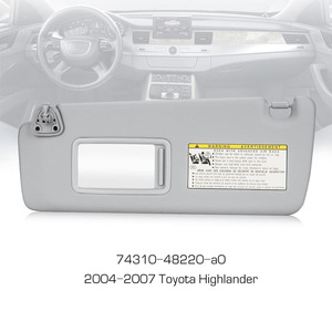 Toyota Highlander Sun Visor 74310-48220-A0 Gray Left Side <b>Interior</b> Roof <b>Accessory</b> - Product Image 4