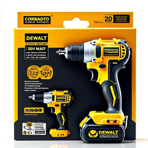 Kit perceuse-visseuse sans fil DeWalt 20V Max avec batterie lithium-ion, chargeur et étui - Product Image 3