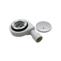 Jiayguide — collecteur de douche 718009 avec couvercle en ABS chromé, accessoire de salle de bains et bains pour retenir les cheveux