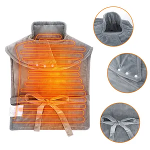 Venda quente quente aquecedor eletricidade corpo ombro cheio envoltório almofada de aquecimento