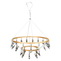 TXL630 vente en gros, support de séchage de serviettes de ménage, cintres à vêtements en alliage d'aluminium, support de sous-vêtements de balcon, porte-chaussettes à Clip