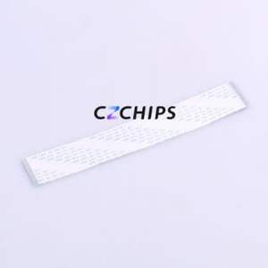 JS05A-60P-200-4-8 FFC Cable (Flexible Flat Cable) P=0.5mm Connector 60P 0.5mm 0.3mm Non-Inverting - Product Image 1