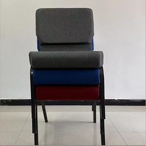 Siège confortable chaises de prêtre d'église en gros chaises d'église de verrouillage chaise d'église - Product Image 5