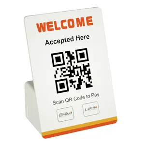 BSJ Qr Code Generator Dynamic Qr Code Payment Terminal Bhim Upi Payment Display With Voice Speaker Sound Box