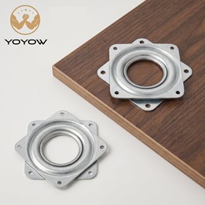 3 Inch Galvanized Zinc Plated <b>Square</b> Lazy Susan Turntable Full Ball Bearing 360 Degree Rotate Swivel Plate For <b>Bar</b> Sttool Dining - Product Image 1
