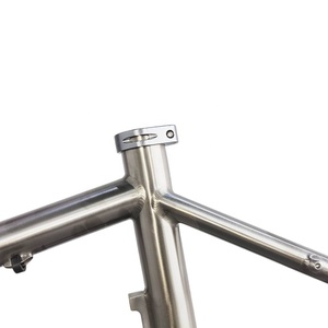 Titanium <strong>Ebike</strong> <strong>Frame</strong> 700C*55C Gravel Electric Bike <strong>Frame</strong> IS Brake Mount High Strength Best Quality - Product Image 4