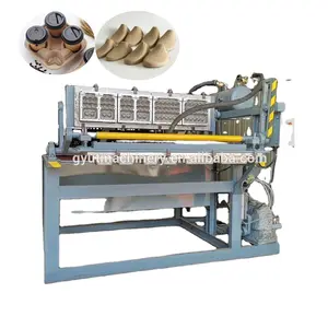 2024 Hete Verkoop Volautomatische Papierpulp Gietmachine Papier Eierlade Machine Papier Fruit Appelschotel Maken Machine