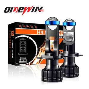 Hochleistungs-H4-Mini-Projektorlampen H7 Mini-Bi-LED-Laser projektor linse P5 LED-Scheinwerfer lampen 50W 10000LM H4 Für Universal autos