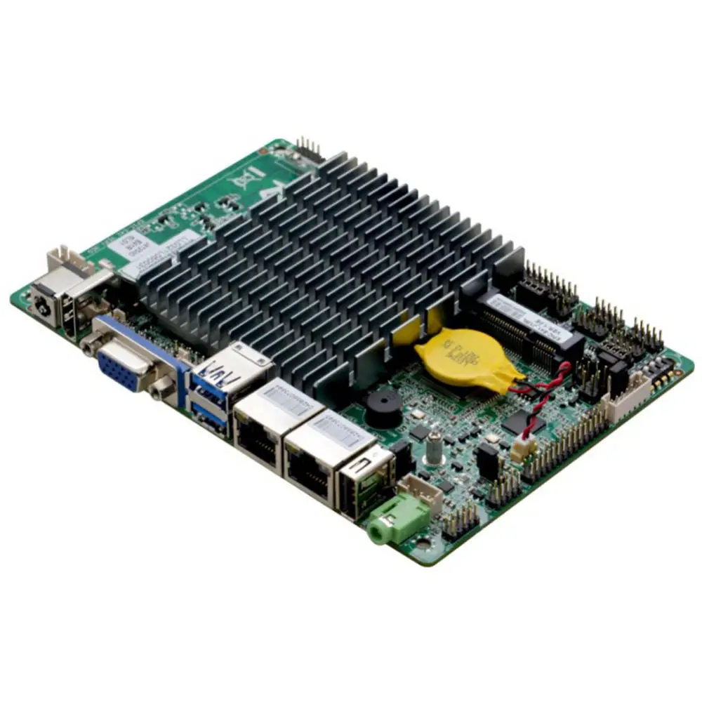 Kontrol industri tertanam 3.5 "tanpa kipas SBC motherboard SBC35E41 Intel Gemini Lake Refresh Celeron VGA LVDS EDP Dual LAN 6 COM