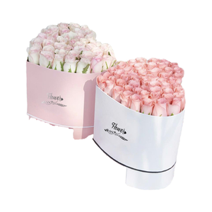 Phong cách sang trọng hình trái tim cứng nhắc Hộp quà tặng với nắp đậy Chất lượng cao cấp cho nến & Ví sắp xếp Matt cán in ấn - Product Image 4