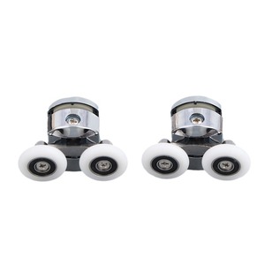 Bathroom Door Pulley Round Hanging Mount JT-2402 Durable <b>Shower</b> Room <b>Accessory</b> - Product Image 1
