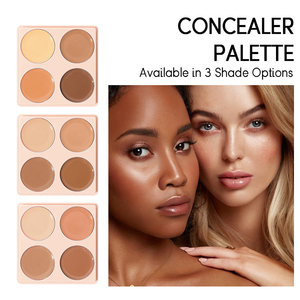 Palette de <span class=keywords><strong>correcteur</strong></span> crème professionnelle 4 couleurs, couvrance totale, contour, surligneur, fond de teint, <span class=keywords><strong>correcteur</strong></span>, maquillage longue tenue, OEM personnalisé - Product Image 2