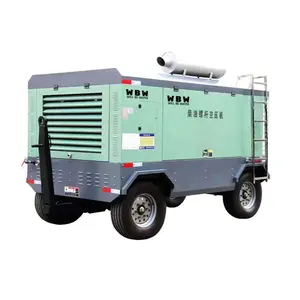 Diesel Powered Air Compressors Mobile Applications Requiring Compressed Air Powerful Compressor