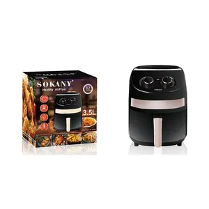 New High Speed Easy Clean 3.5L Electric Without Oil Hot Air Deep Fryer With Anti-scalding Handle