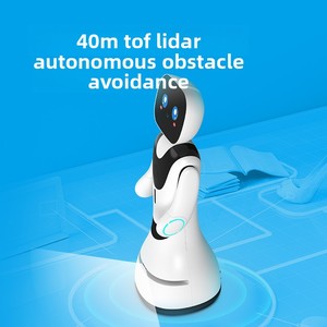 Robot d'accueil Alpha pour hôpitaux, avec écran tactile multi-scènes et intelligence artificielle, <span class=keywords><strong>Timo</strong></span> - Product Image 4