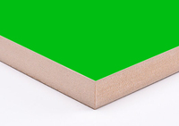 Panneau MDF haute brillance JIAMUJIA 18 mm, panneau acrylique MDF 18 mm, panneau HDF laminé PET pour meubles modernes