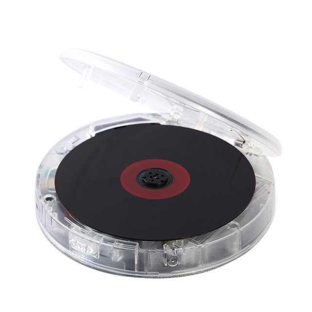 Transparent Portable CD Player Music Player One-touch Audio Recorder Home English MP3 Repeater BT Music Player