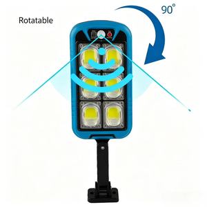 Hot Selling 6 LED COB Solar Street <b>Light</b> with <b>Motion</b> <b>Sensor</b> Remote Control IP65 Waterproof 90° Rotatable Auto On - Product Image 6