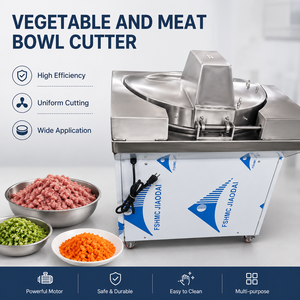 Mini Picadora de Carne y Verduras |   Picadora de <span class=keywords><strong>Artesa</strong></span> Industrial |   Máquina Cortadora de Alimentos Pequeña para Restaurante - Product Image 1