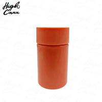 Pot en plastique PS personnalisé de toutes les couleurs pour l'emballage, taille mini 70 mm/26 mm, lot de 5 pots en plastique avec bouchon de sécurité enfant à pression et à rotation