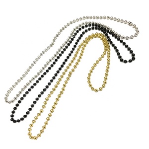 Decorazioni per feste con perline da festa forniture per feste da 6*8mm ovali Mardi Gras con collana di perline forniture per feste - Product Image 6