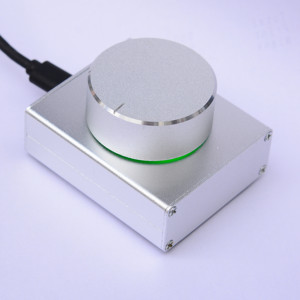 Bouton de contrôle du volume USB en alliage d'aluminium, contrôleur de son mécanique en métal pour ordinateur portable, ordinateur de bureau, usage domestique - Product Image 1