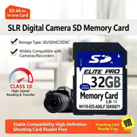 Tarjeta de Memoria TF OEM al por Mayor de Alta Velocidad Clase 10 CompactFlash 24*32mm 32GB Tarjeta SD para Cámaras Mini Unidad Flash USB
