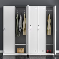 Guijie Casier en acier à 4 portes verrouillables et personnalisés pour l'école et l'hôpital Armoire de rangement pour vêtements de gymnastique du personnel