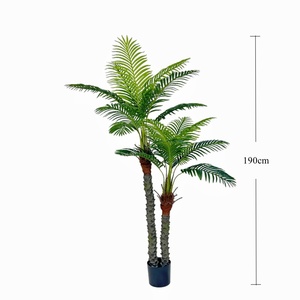 Palmera Artificial de Plástico Resistente al Agua, Ecológica y de Alta Simulación, para Decoración de Jardín y Hogar - Product Image 2