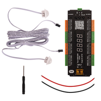 Contrôleur d'éclairage d'escalier BT 32 canaux avec capteur de mouvement PIR, variateur DC12/24V 3A 500W/1000W pour bande LED d'escalier, prend en charge 600 circuits intégrés