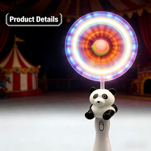 Molinillo LED Luminoso de Animales de Circo, Recuerdo de Fiesta de Cumpleaños, Molinillo LED a Pilas para Niños, <span class=keywords><strong>Carnaval</strong></span> - Product Image 5