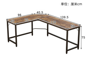 Mesa de estudio sencilla y moderna, escritorio de Pie ajustable de altura, grande, barato - Product Image 6