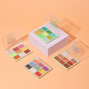 (NOUVEAU) YABAOLIAN Palette d'ombres à paupières transparente neuf couleurs Earth Tone Shimmer Matte Makeup Ins Eyeshadow - Product Image 3