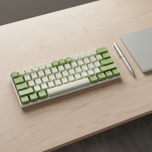Clavier mécanique Keywin ZK61 60% RGB Trimode 3000mAh Rechargeable Clavier de jeu sans fil 2,4 GHz à touches entièrement remplaçables - Product Image 1