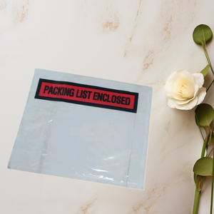 High Quality Adhesive Backed Packing List Enclosed Pouch Factory Wholesale Clear OPP Self Stick Document Bag Custom Size Color - Product Image 1