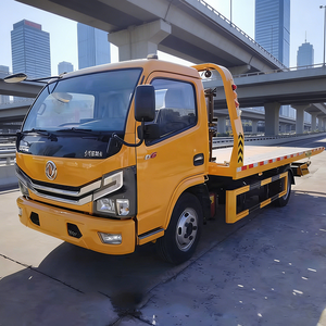 Camion de dépannage à plateau 4x2 de 5 tonnes, diesel, transmission manuelle, efficace, <span class=keywords><strong>neuf</strong></span>, pour le sauvetage routier, fourni directement par l'usine - Product Image 1