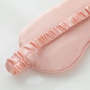 プレミアムシルクサテンアイカバーアイマスク目隠しシルクサテンスリープマスク弾性ストラップ付き - Product Image 2