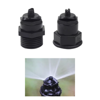 Mini Aspersores de Plástico con Rosca Macho G1/2 para Riego de Jardín y Uso Doméstico