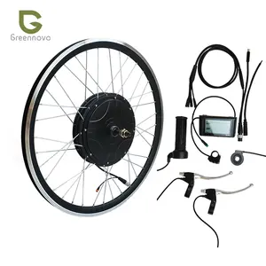 Easy To Combine High Power High Intensity E Bike Brushless Hub Motor Electric Conversion Kit With Tube Battery