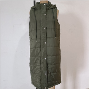 Vendita calda cappotti gilet lungo da <span class=keywords><strong>donna</strong></span> a sbuffo da <span class=keywords><strong>donna</strong></span> con cappuccio cardigan <span class=keywords><strong>piumini</strong></span> taglie forti giacche <span class=keywords><strong>invernali</strong></span> da <span class=keywords><strong>donna</strong></span> con cappuccio - Product Image 3