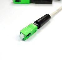 Peralatan Fiber Optik FTTH Indoor Simplex/Duplex Konektor Cepat SC/APC G.652D/G.657A2 1310/1550nm Perakitan Kabel Optik HUAMAI