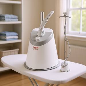 เตารีดไอน้ำแบบพับได้ Vevor ถังน้ำขนาด 0.5 แกลลอน กำลังไฟ 1500 วัตต์ เตารีดไอน้ำแบบมือถือ สำหรับใช้ในบ้านและเชิงพาณิชย์ - Product Image 2