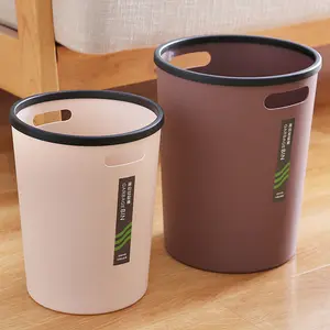 Creative Mini Small Waste Bin Desktop Garbage Basket Home Table Plastic Office Supplies Trash Can Dustbin Sundries Barrel Box