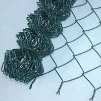Clôture en treillis métallique PVC vert 3,0 mm, maille losange 60x60 mm, hauteur 1,5 m pour jardin, cour et clôture résidentielle