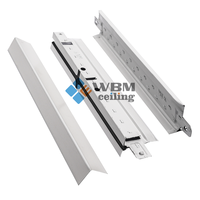Système FUT - Composants de plafond en acier galvanisé, accessoires pour cloisons sèches, profilés en acier léger, canaux de suspension, grille de plafond suspendu